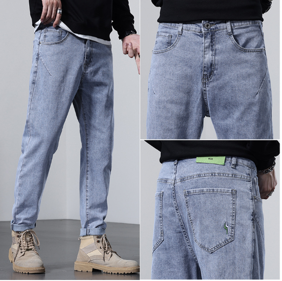 Black Straight Leg Jeans