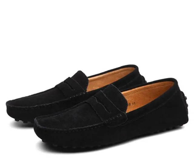 Men's Suede Driving Moccasins