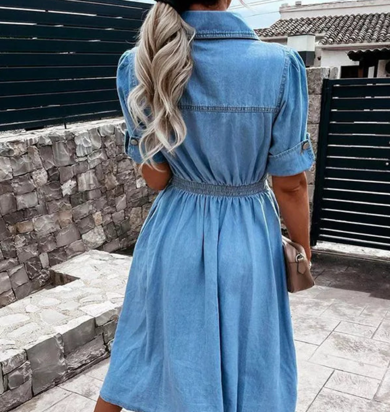 Denim Shirt Dress
