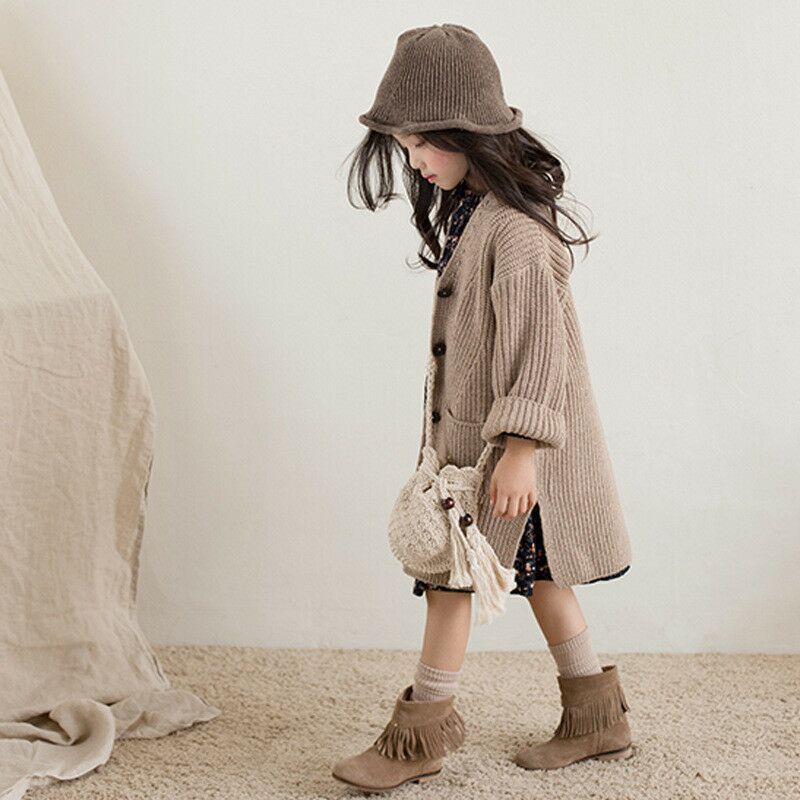 Girls' Knit Cardigan