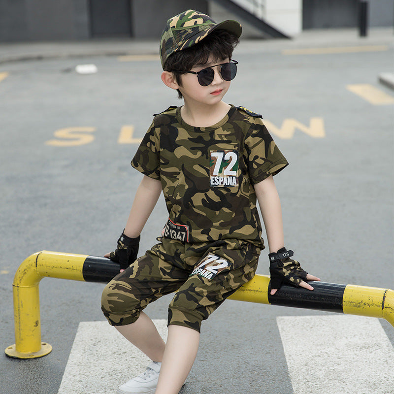 Boys' Camo Short Sleeve Set