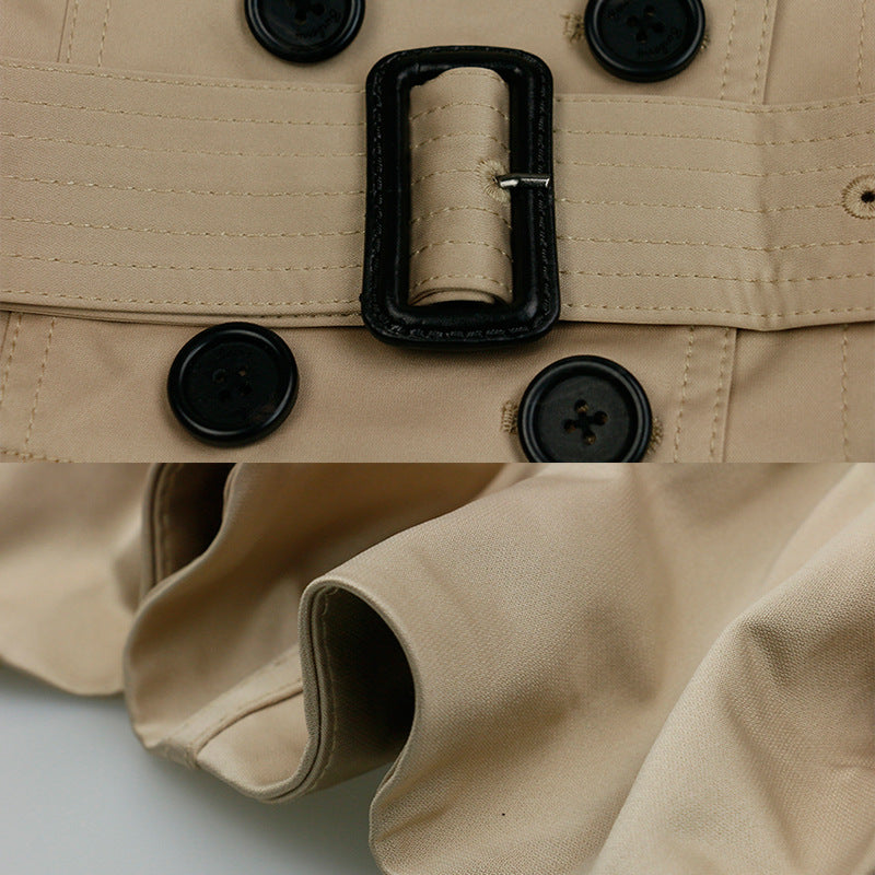 Ruffle Double-Breasted Jacket