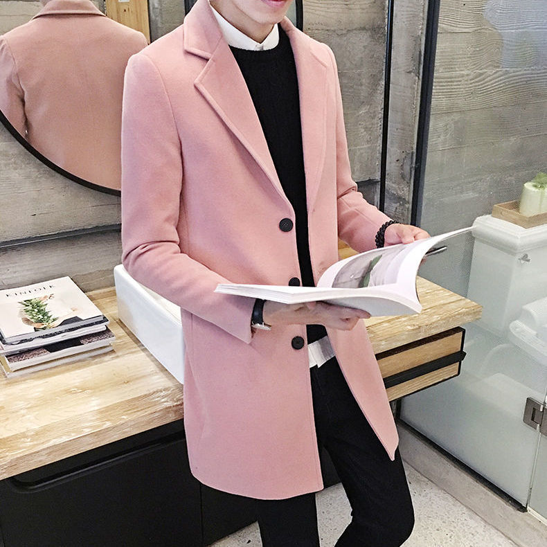 Slim Wool Trench Coat