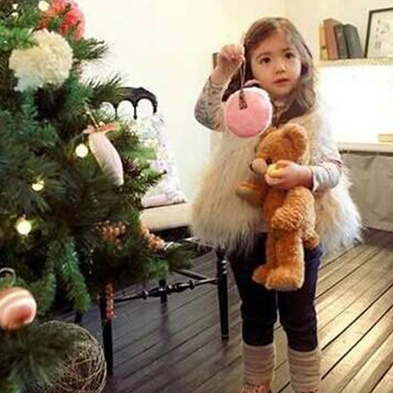 Girls' Faux Fur Vest