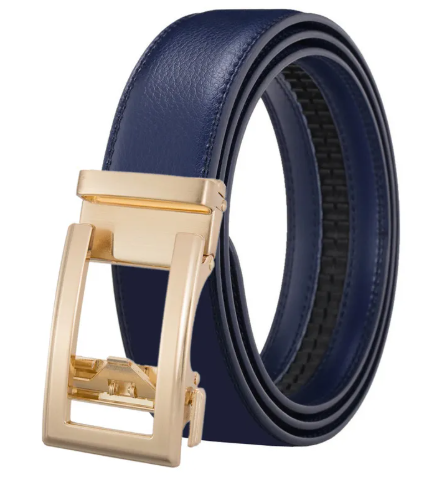 Men's Automatic Buckle Leather Belt