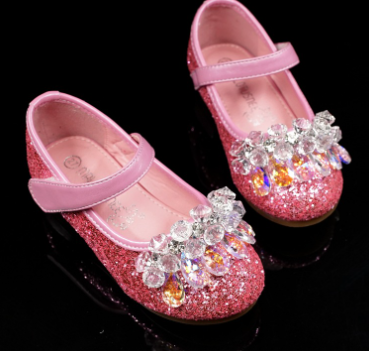 Rhinestone Princess Shoes for Girls
