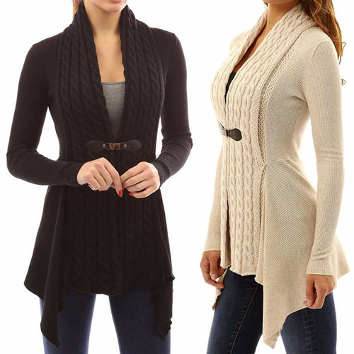 Belted Sweater Coat