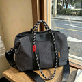 Grid Pattern Tote