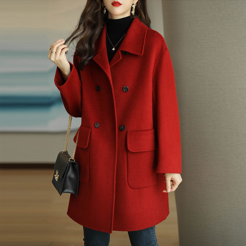 Mid-Length Wool Coat