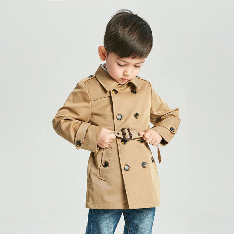 Boys' Long Trench Coat