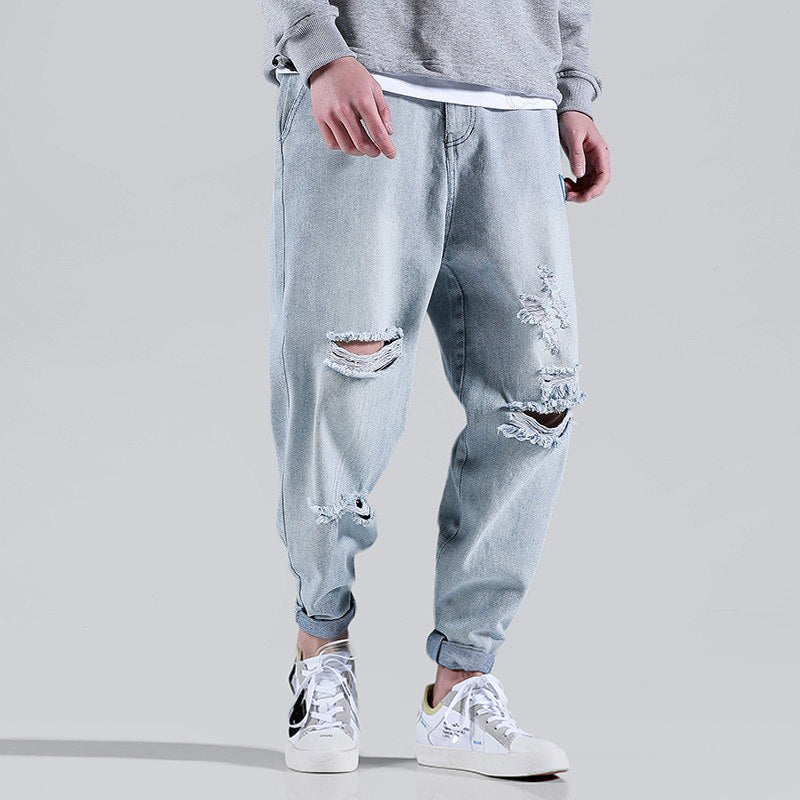 Loose Ripped Jeans