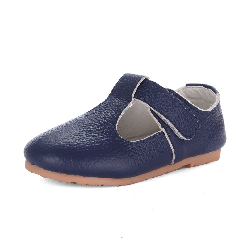 Kids' Leather T-Bar Shoes