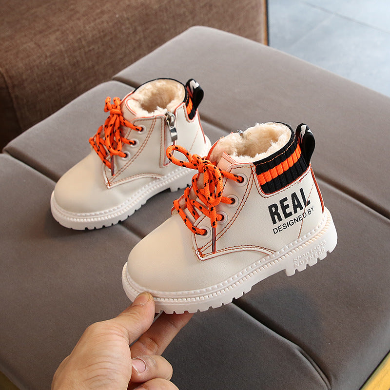 Winter Children's Cotton Martin Boots for Boys