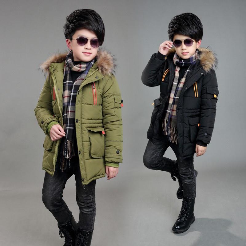 Kids' Hooded Padded Coat