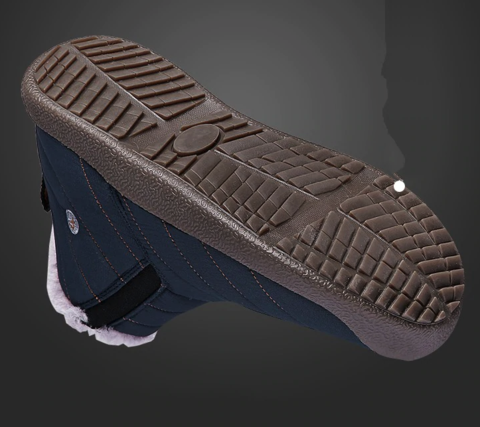 Waterproof Winter Boots, Fleece Lined Short Boots for Men