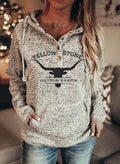Hooded Long Sleeve Sweater