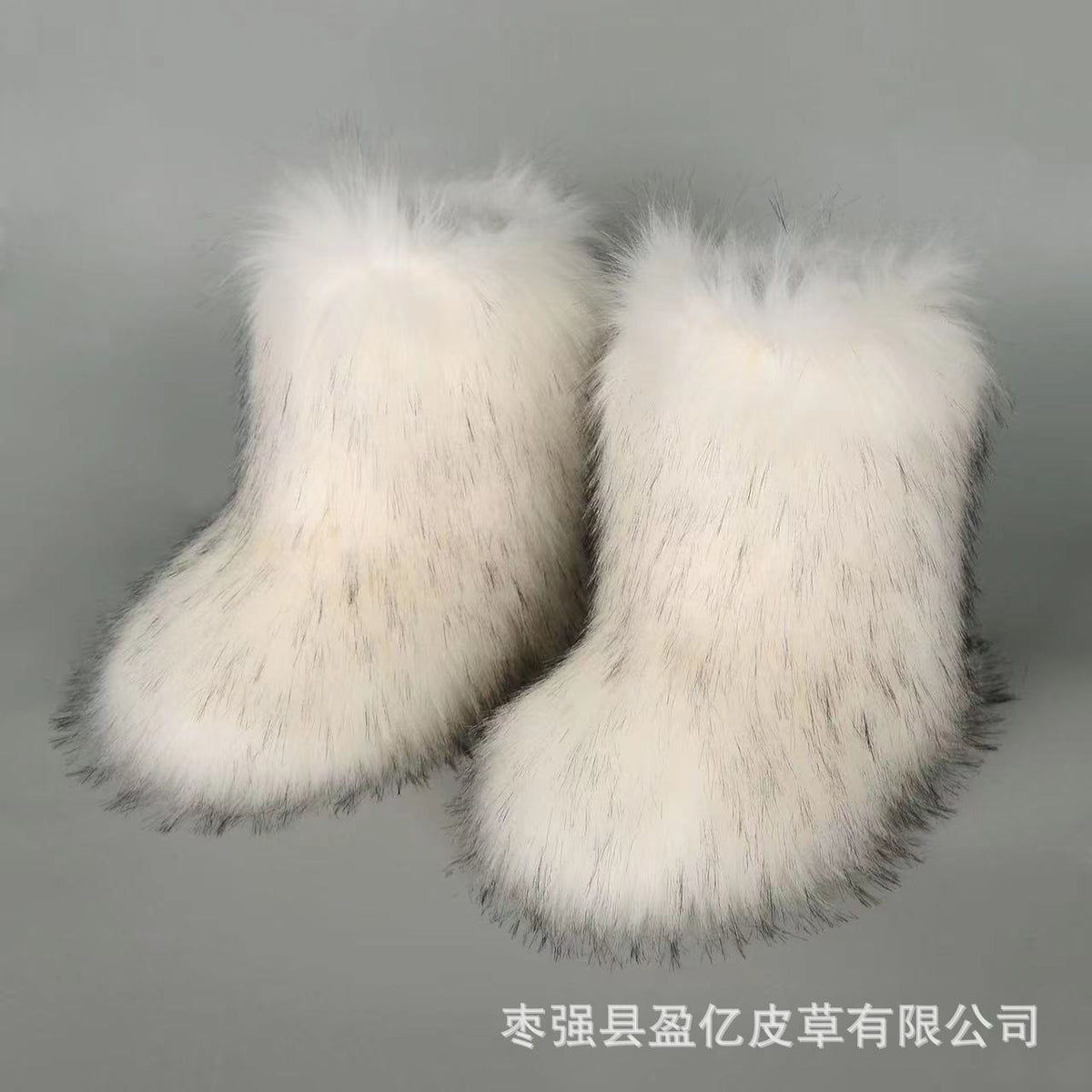 Fashionable Thick Plush Winter Knee-High Boots for Women