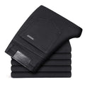 Black Slim Straight Jeans