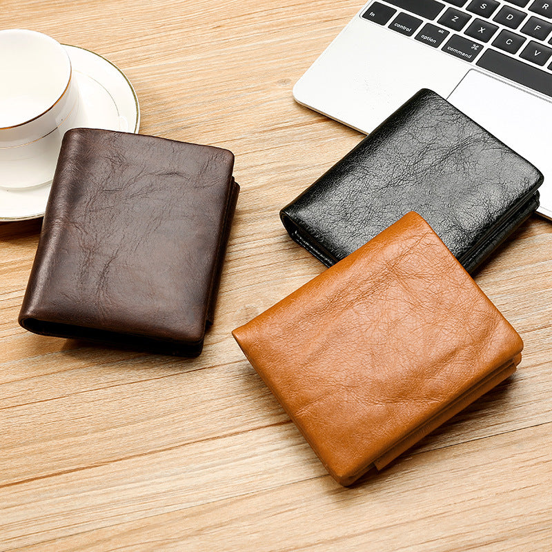Men's Vintage Trifold Wallet