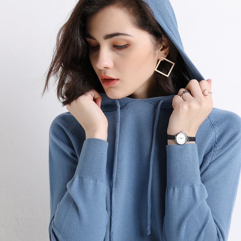 Thin Hooded Sweater
