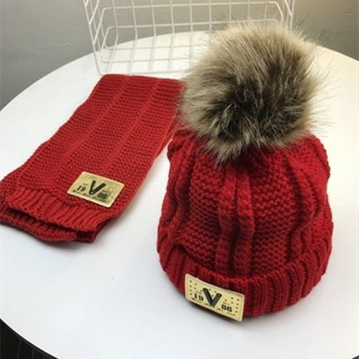 Kids' Fleece Hat & Scarf Set