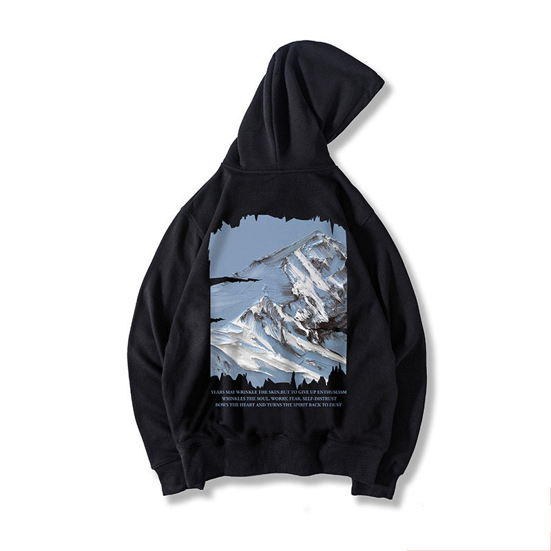 Snow Mountain Graphic Hoodie