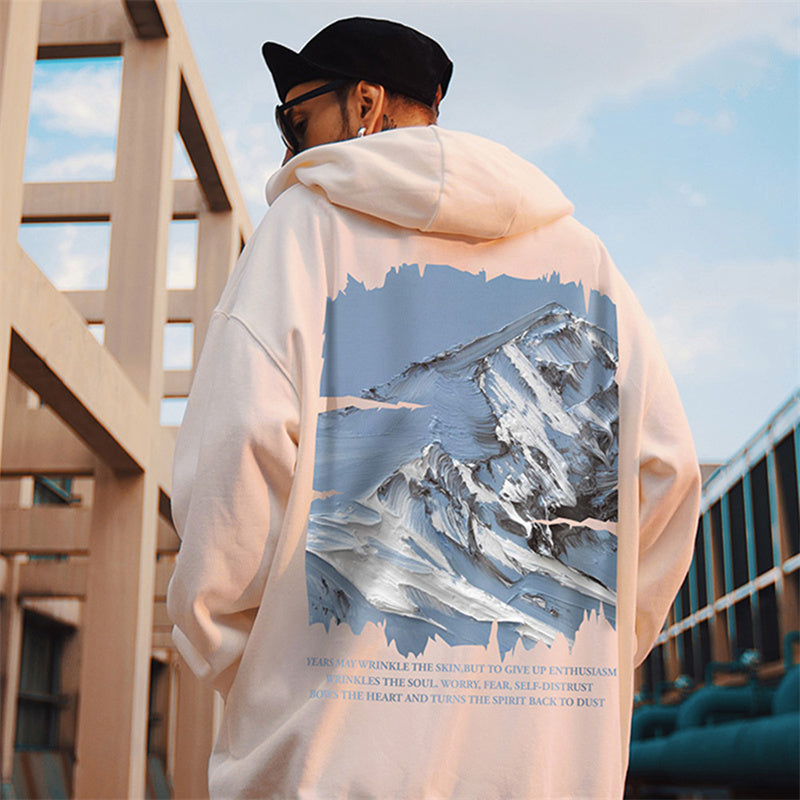 Snow Mountain Graphic Hoodie