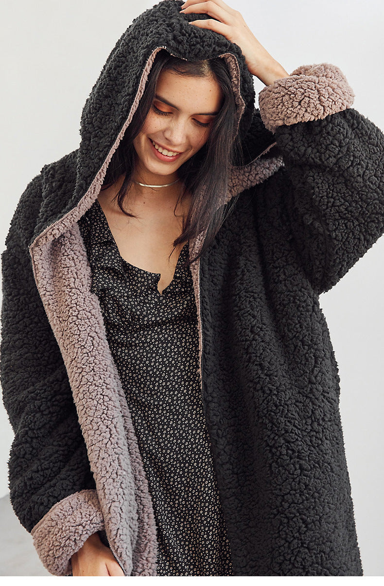 Double-Faced Terry Coat