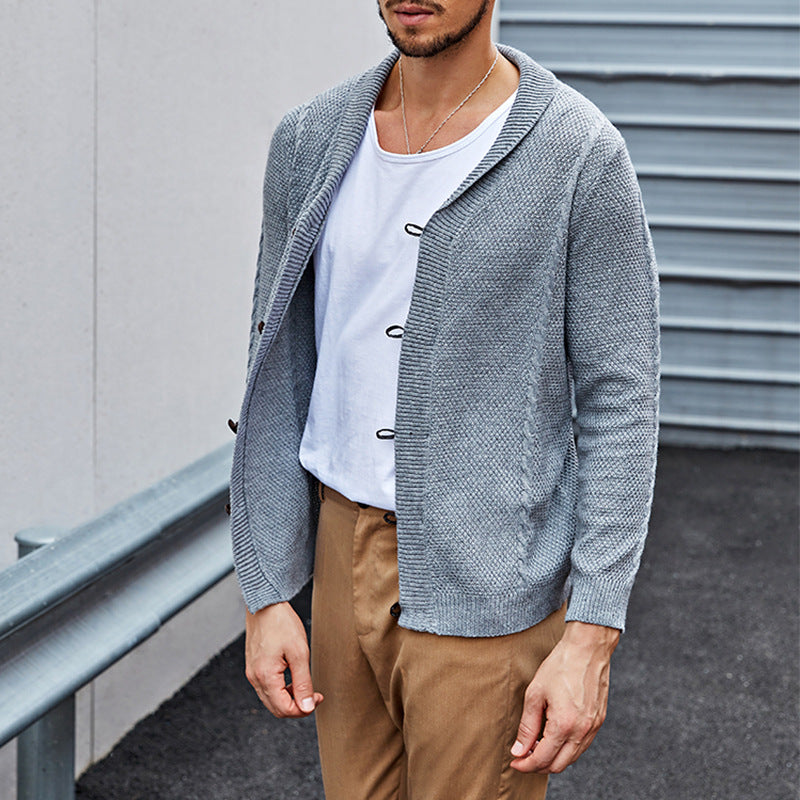 Slim Button Cardigan