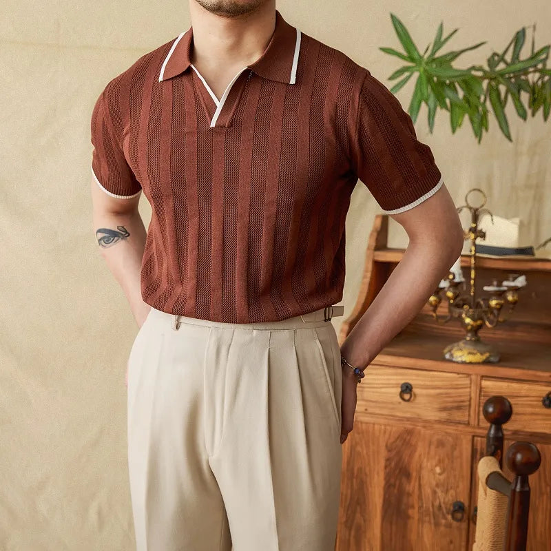 Knit Polo Shirt