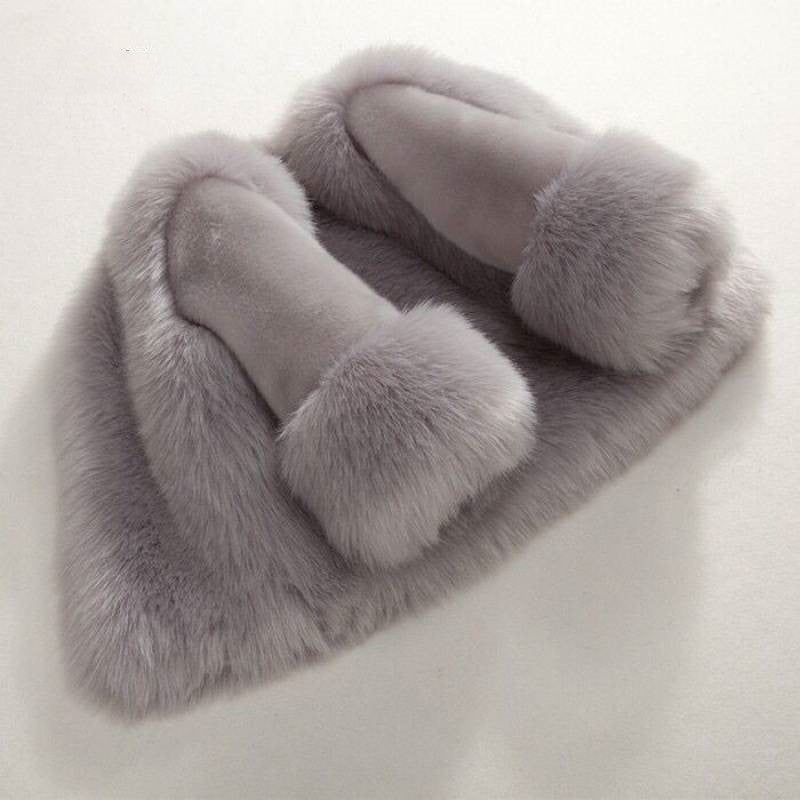 Girls' Faux Fur Trim Coat