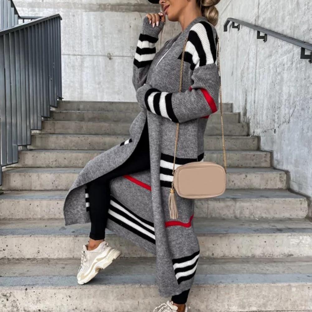 Patchwork Knit Cardigan