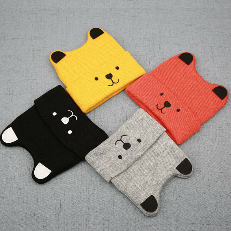 Kids' Bear Ear Knit Beanie