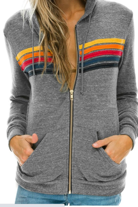 Rainbow Sweater Jacket