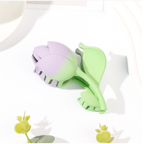 Frosted Flower Hair Claw