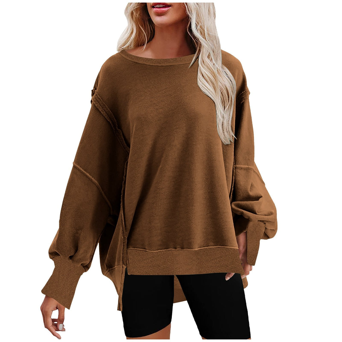 Relaxed 3/4 Sleeve Sweater