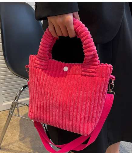 Corduroy Bucket Crossbody