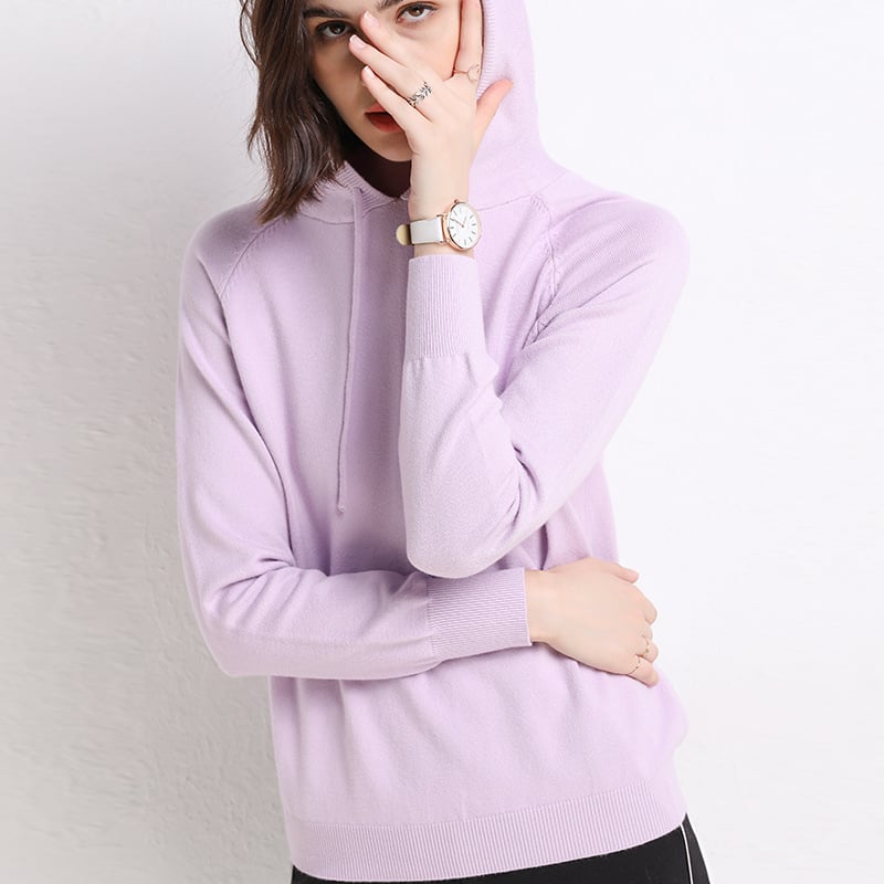 Thin Hooded Sweater