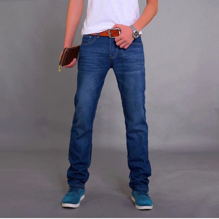 Slim Straight Trousers