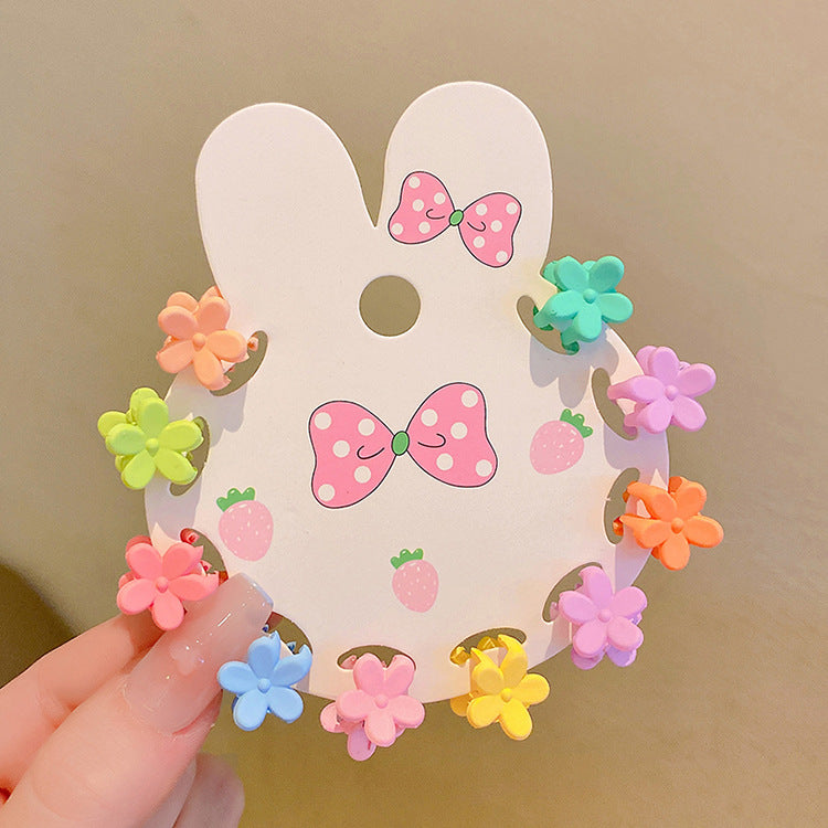 Girls' Candy Color Hair Clip Set