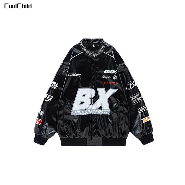 Boys' Leather Jacket & Cargo Set