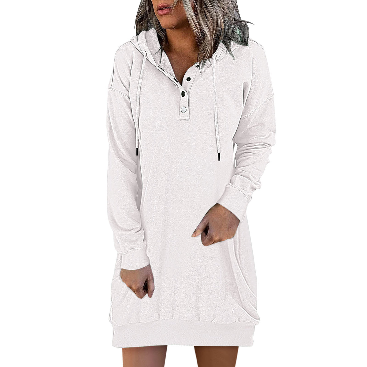 Drawstring Hooded Sweater
