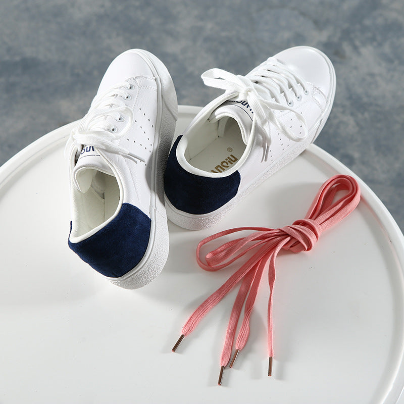 Versatile White Casual Canvas Sneakers for Women