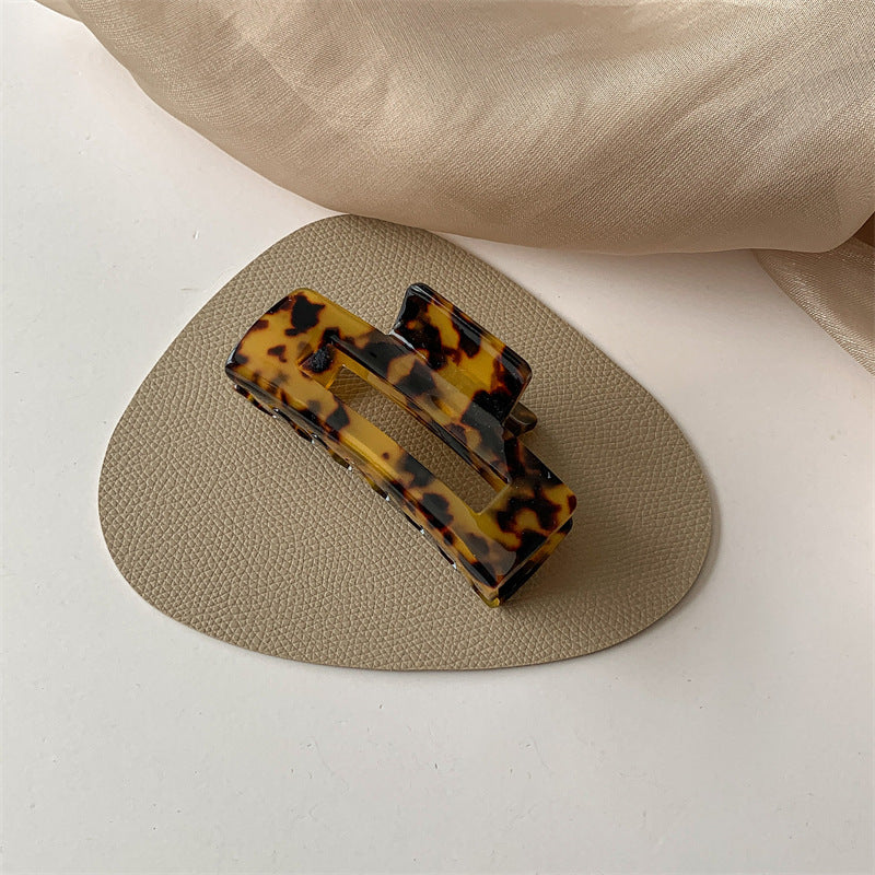 Marble Acetate Hair Claw