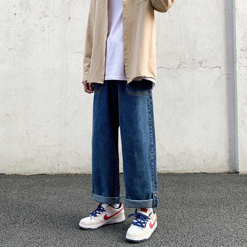 Cropped Straight Jeans