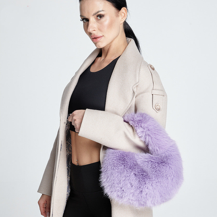 Faux Fur Tote