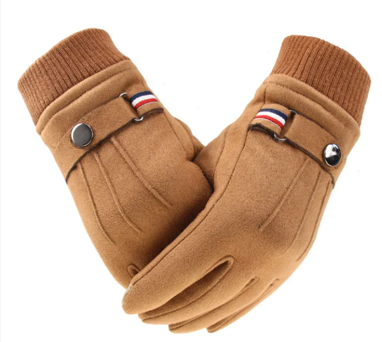 Men's Suede Winter Gloves