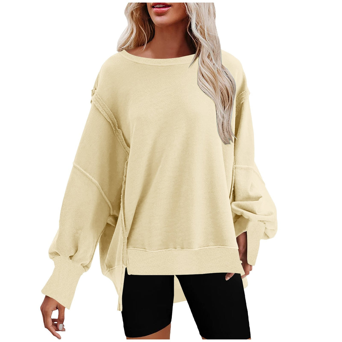 Relaxed 3/4 Sleeve Sweater
