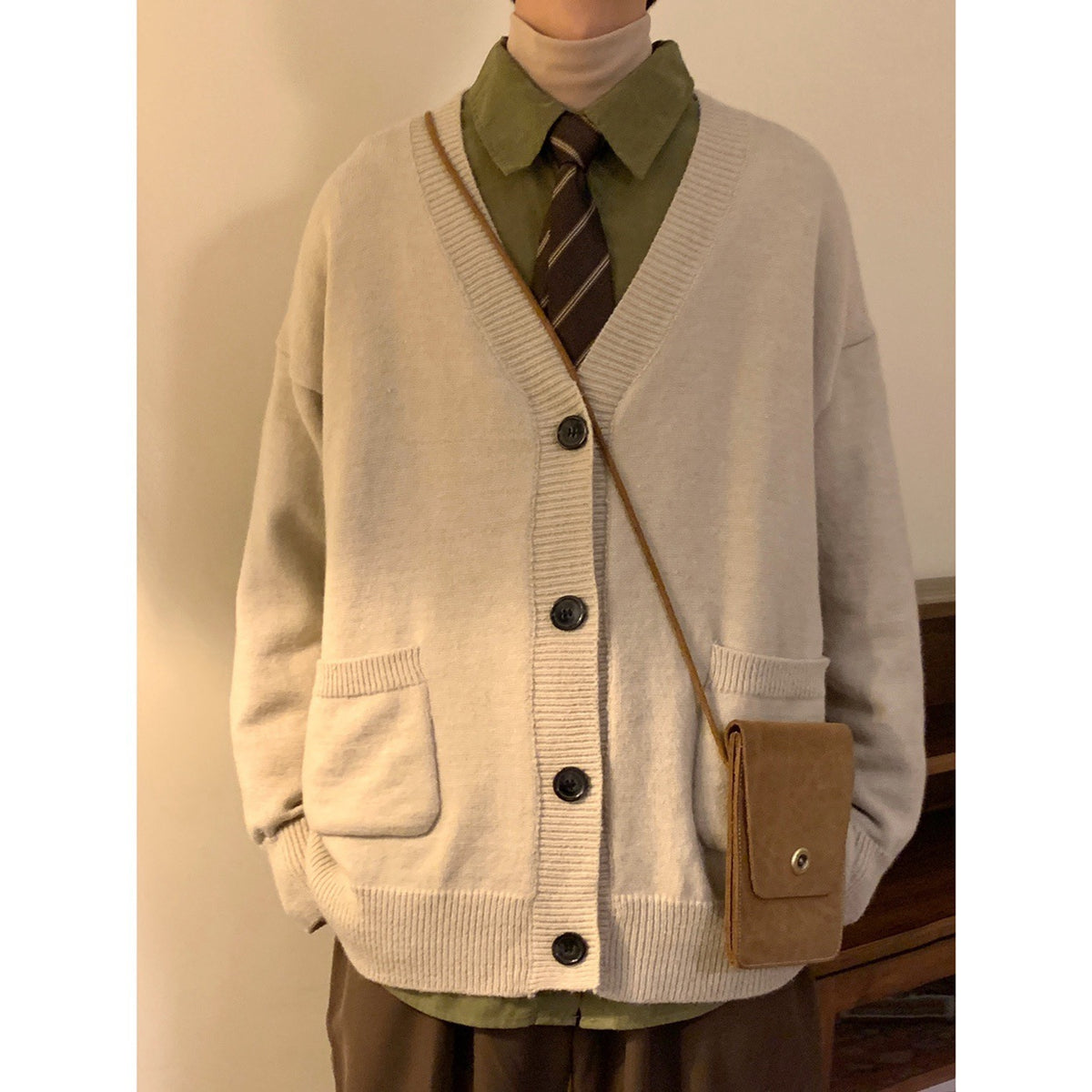 Knit Cardigan Sweater