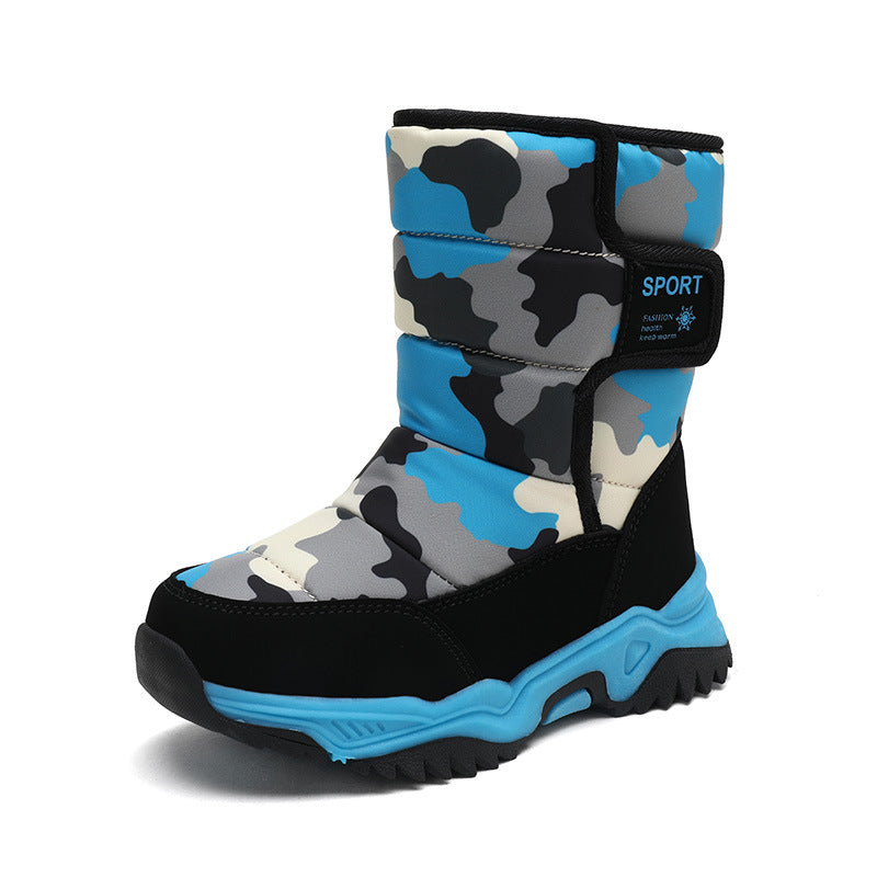 Girls' Camo Snow Boots